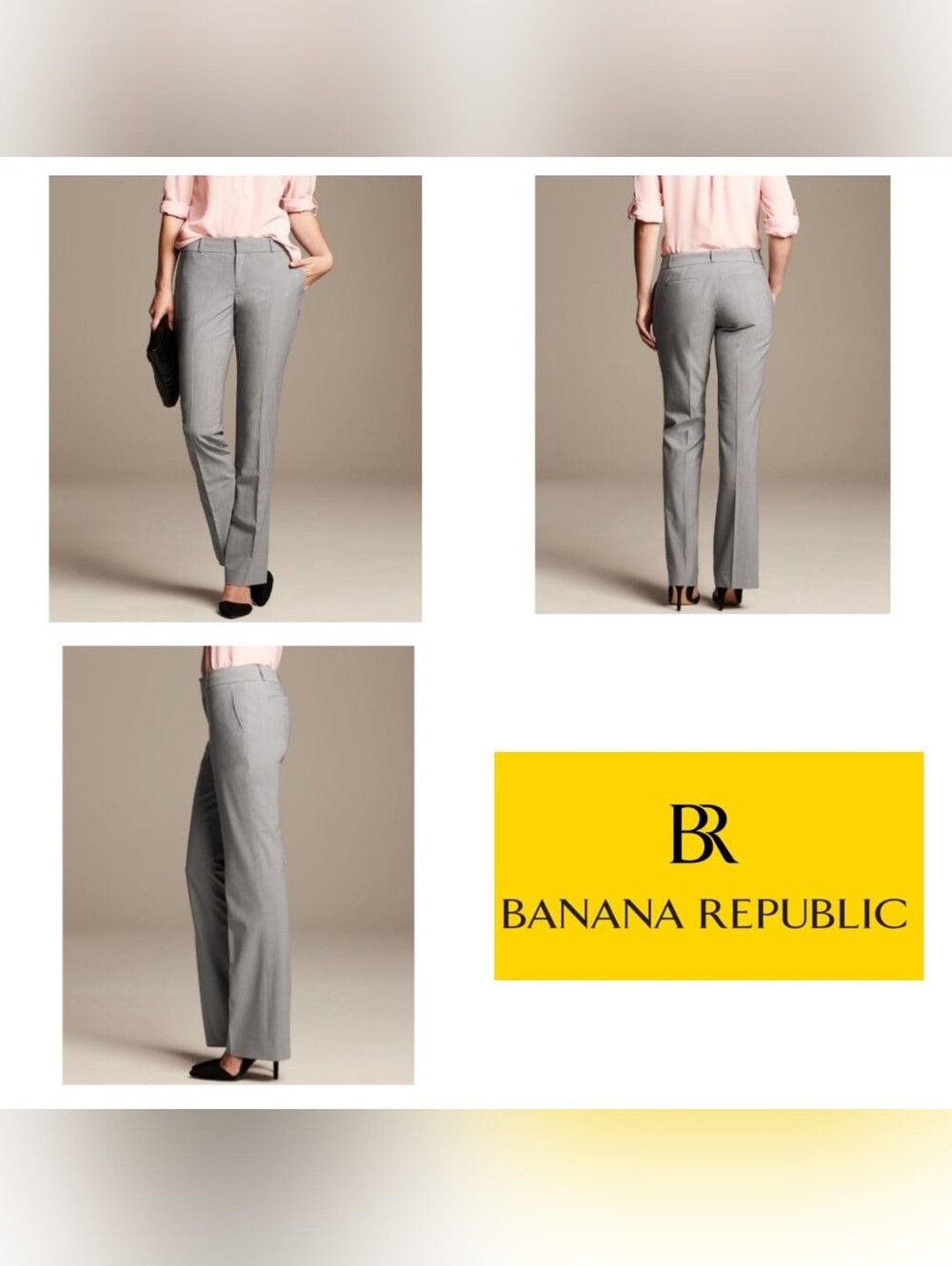 Banana Republic Martin Fit Wool Blend Pants